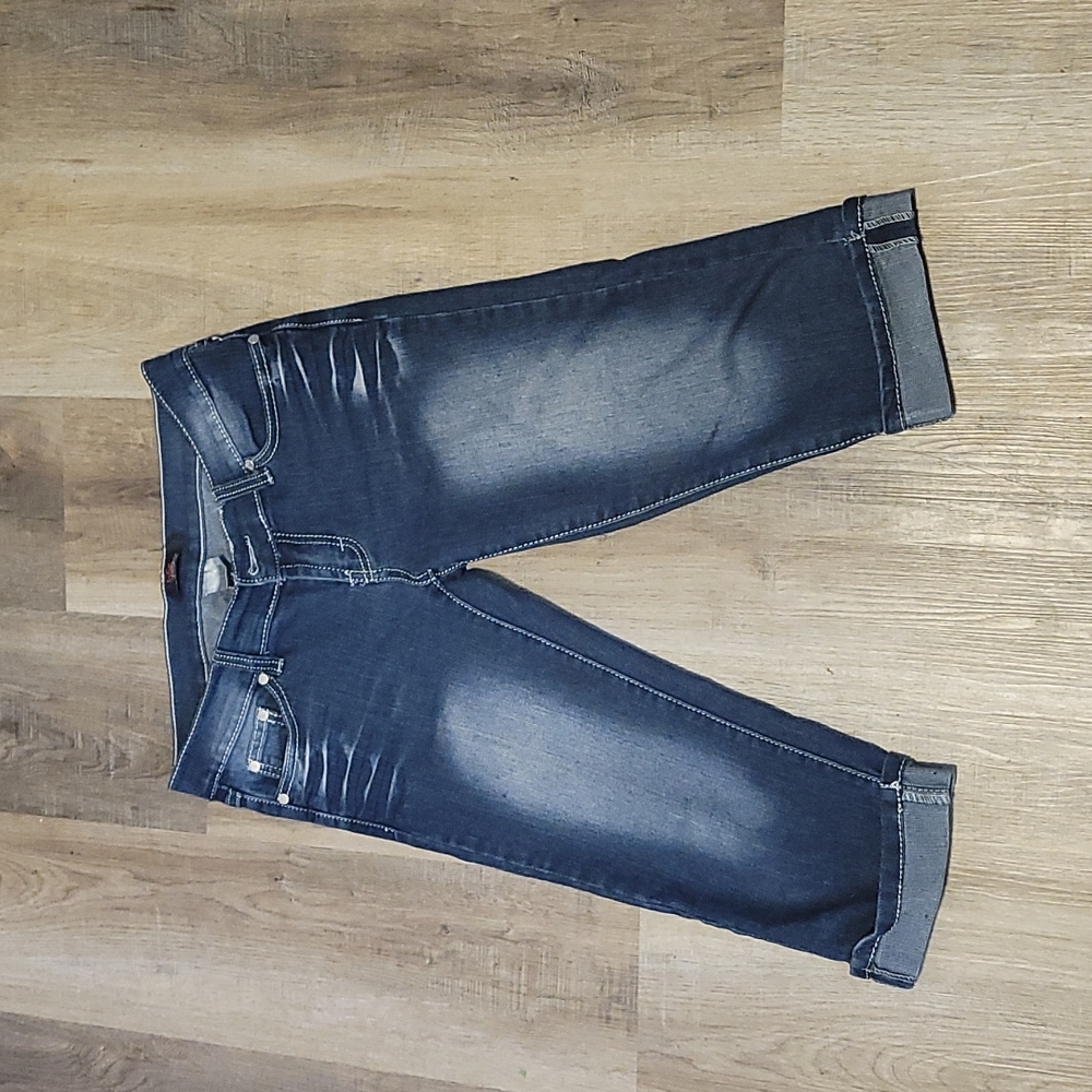 1955 Vintage - blue Jean capris. Size: 5